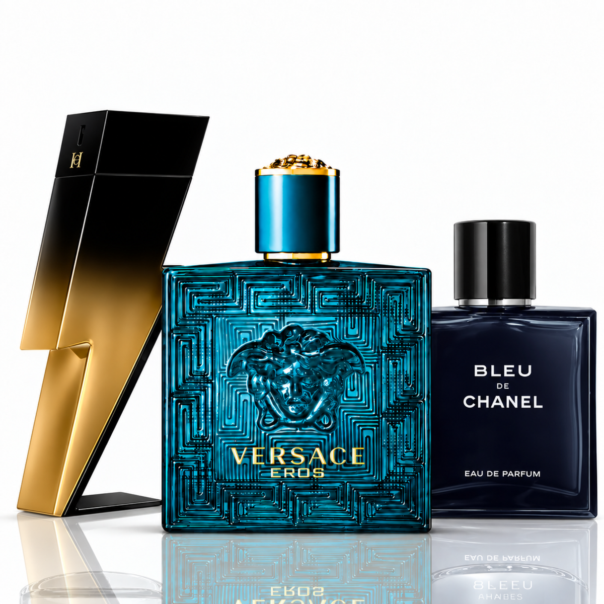 Set od 3 parfema | Bad Boy Extreme, Blue de Chanel, Eros Versace - 100ml