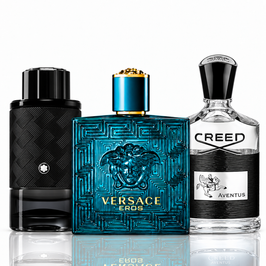 Set od 3 parfema | Explorer Extreme Montblanc, Eros Versace, Aventus Creed – 100ml
